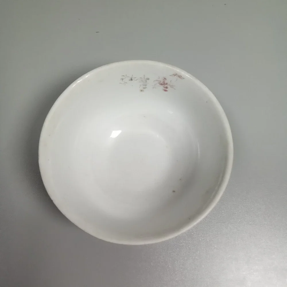 J&G Meakin Hanley England Antique Semi-Porcelain‎ Floral Transferware Bowl 6in